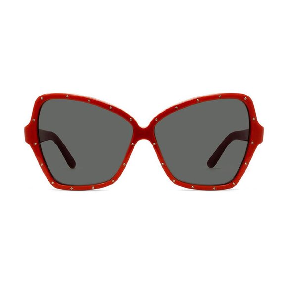 NEW CELINE WOMEN RED SUNGLASSES CELINE CL4066IS 66A SUNGLASSES - Picture 2 of 3